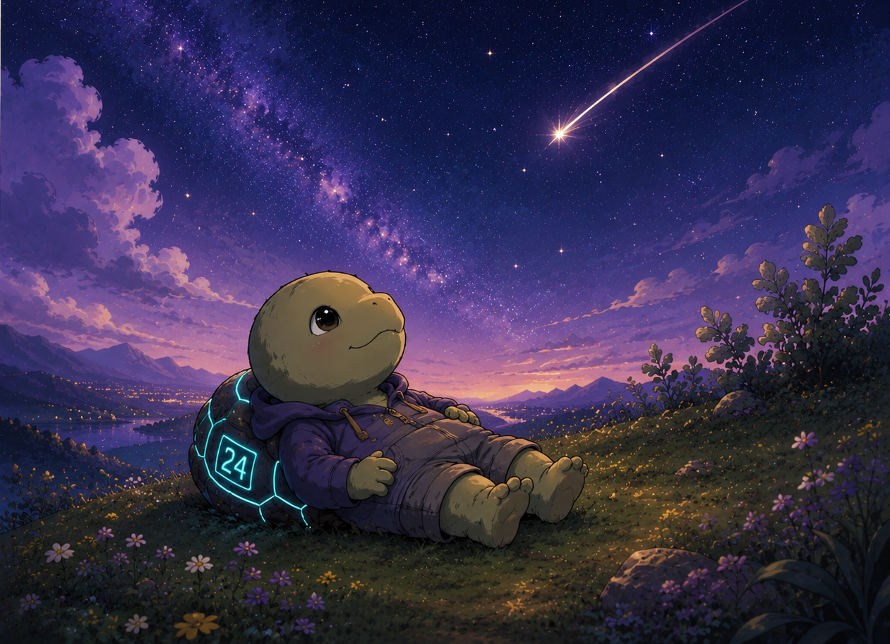 SlowBoon Dreamer looking at the stars